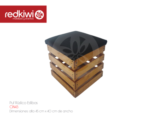 Puf Rústico Estibas
