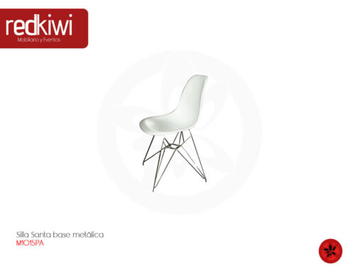 Silla Santa base metálica