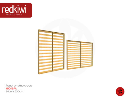 Panel en pino crudo 100×240