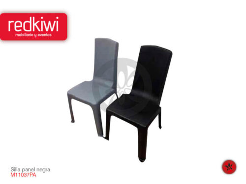 Silla Panel negra