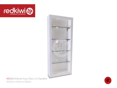 Exhibidor Ezgo Glass Con Espaldar