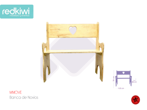Bancas Para Novios Corazón