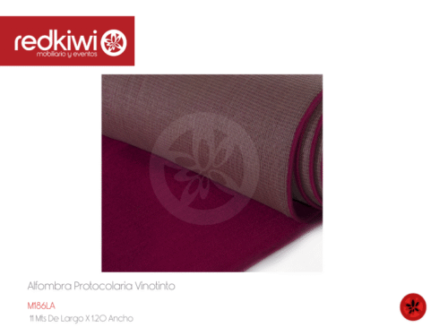 Alfombra Protocolaria Vinotinto X Día