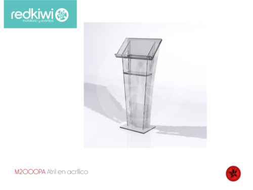 Atril en acrílico
