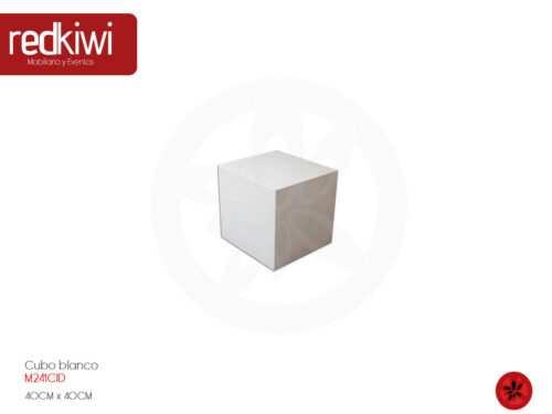 Cubo blanco  de 40×40