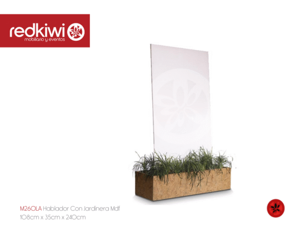 Hablador Con Jardinera Mdf