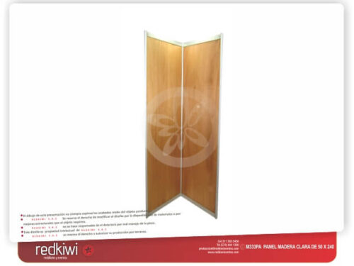 Panel madera clara de 50×240
