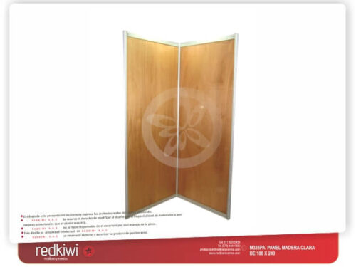 Panel madera clara