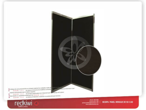 Panel wengue de 1,00 mt x 2,40 mt
