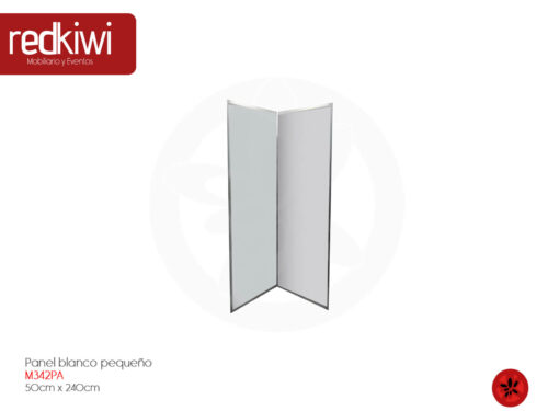 Panel blanco pequeño de 50 cm x 2,40 mt