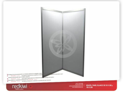 Panel blanco de 50cm x 2.00mt