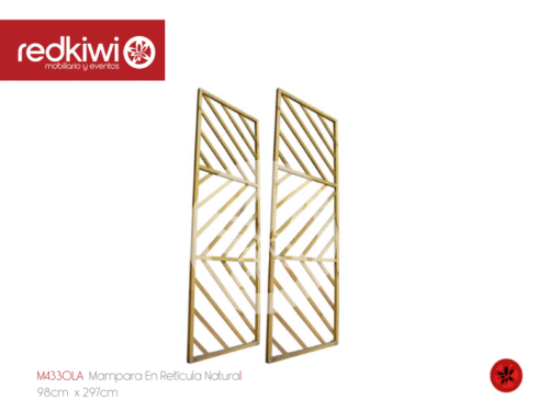 Mampara En Retícula Natural