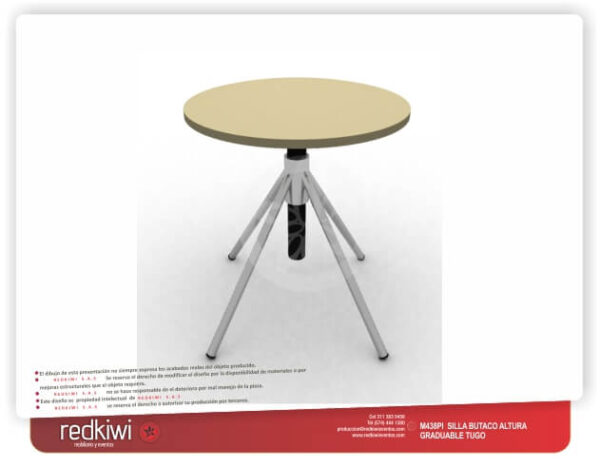 Silla butaco altura graduable