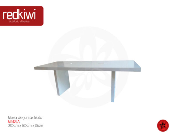 Mesa De Juntas Kioto 210 X 80 X 75 Alto