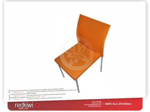 Silla latiz naranja