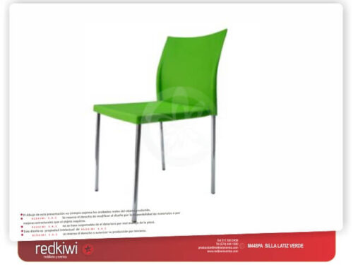 Silla latiz verde