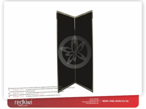 Panel negro 50×240