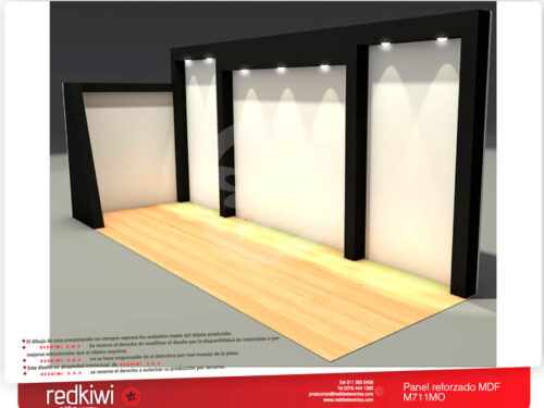 Panel Bastidor Reforzado En Mdf De 100X240
