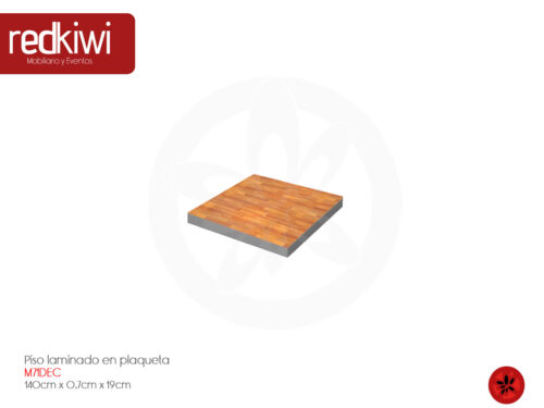 Piso laminado en plaqueta