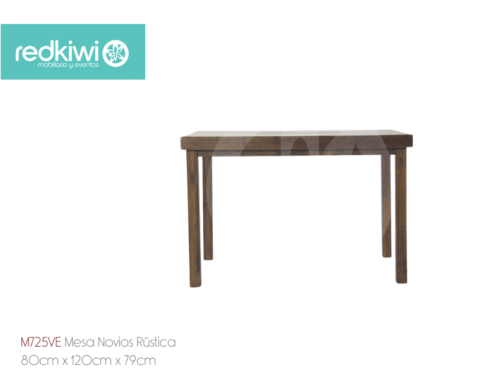 Mesa Novios Rústica