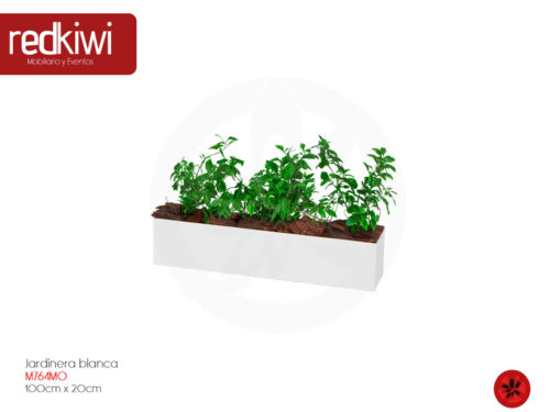 Jardinera Blanca 100X20