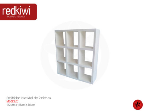 Exhibidor Jose Miel de 9 nichos