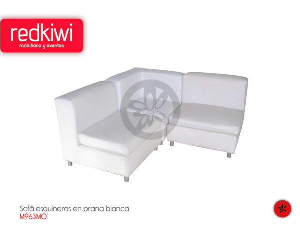 Sofá Esquineros En Prana Blanca ( Modulo)
