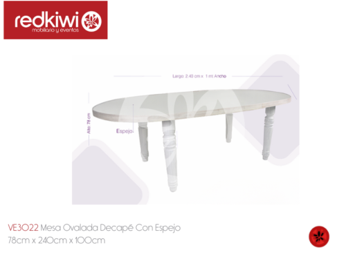 Mesa Ovalada Decapé