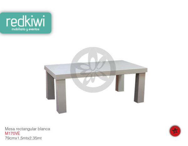 Mesa Rectangular Blanca