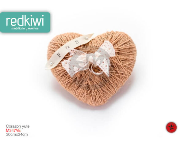 Corazón Yute Decorativo