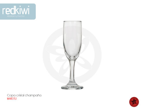 Copa de cristal champaña