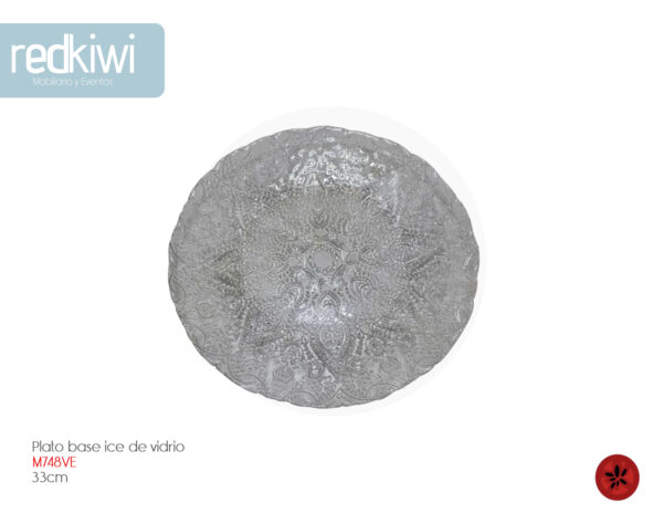 Plato Base Ice Vidrio