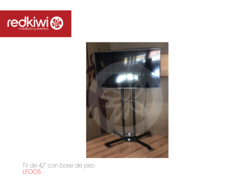 TV de 42″ con base de piso