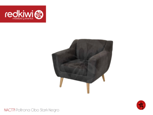 Poltrona Obo Stark Negro