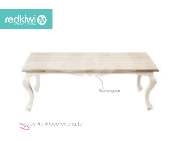 Mesa Centro Vintage Rectangular