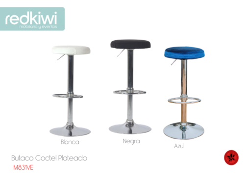 Butaco Coctel Plateado