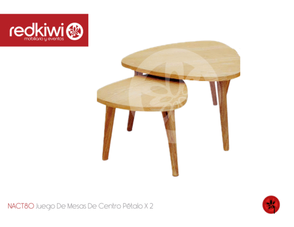 Juego De Mesas De Centro Pétalo X 2
