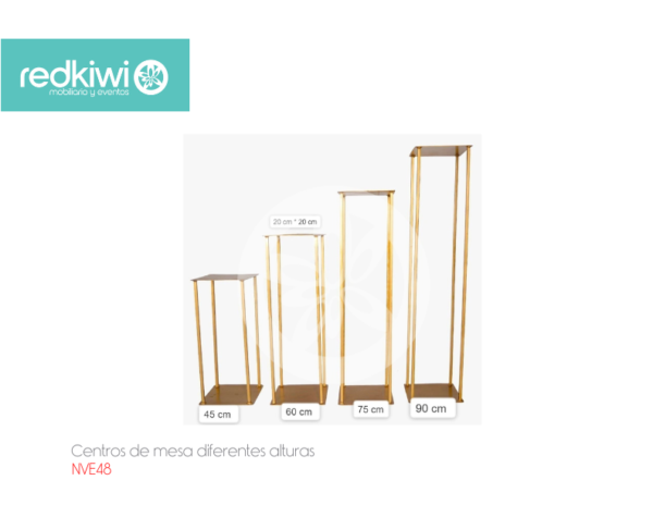 Centros De Mesa Diferentes Alturas