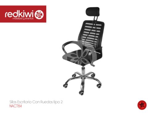 Silla Escritorio con Ruedas con Cabecera