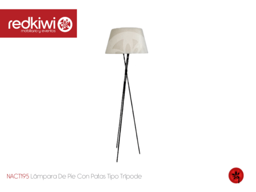 Lámpara de Pie con Patas Tipo Trípode