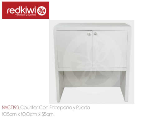 Counter con Entrepaño y Puerta