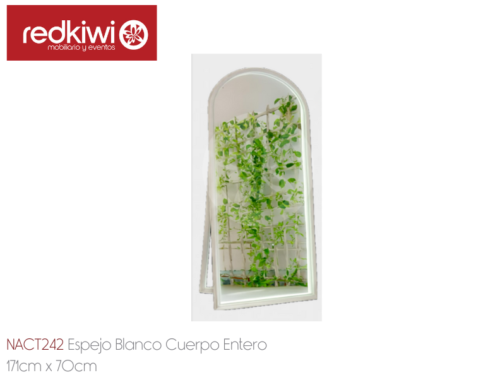 Espejo Blanco Cuerpo Entero