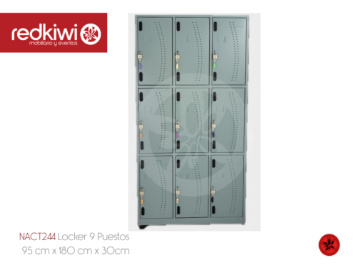 Locker 9 Puestos