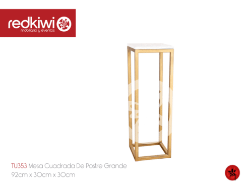 Mesa Cuadrada De Postre Grande
