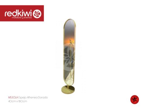 Espejo Athenea  Dorado