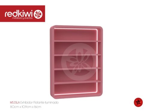 Exhibidor Flotante Iluminado