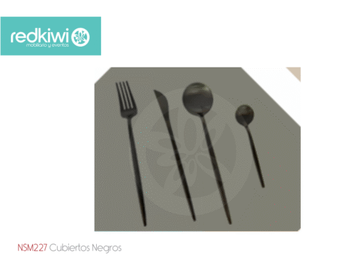 Cubiertos Negros