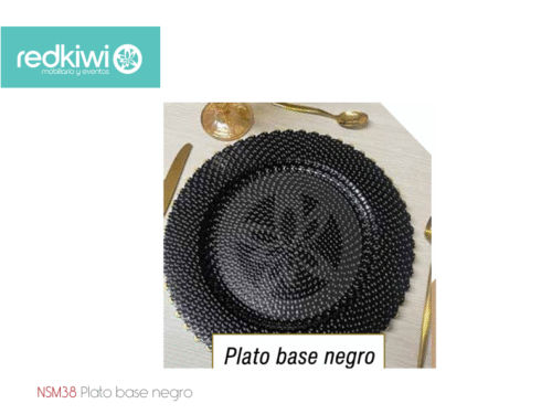 Plato Base Negro