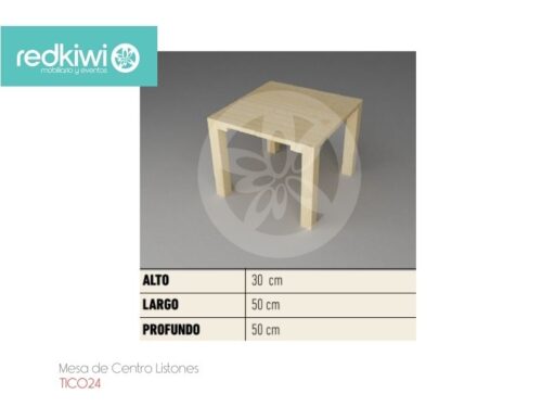 Mesa de Centro Listones