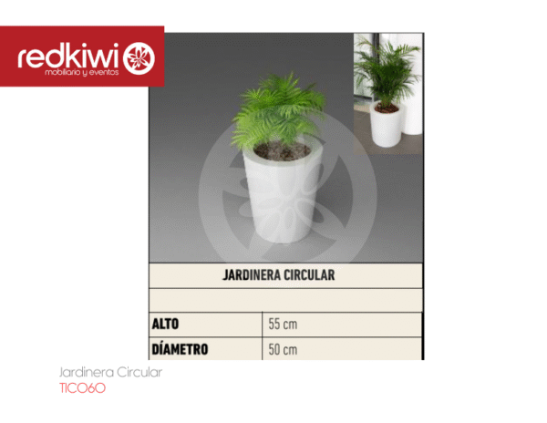 Jardinera Circular